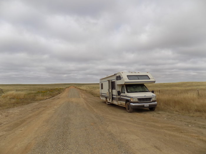 Stealthy camping in a class c rv