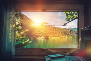 Working in an rV Digital nomad