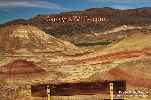 Painted Hills Near Mitchell, Oregon