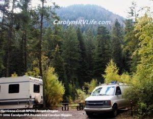 Hurricane Creek Campground Joseph, OR