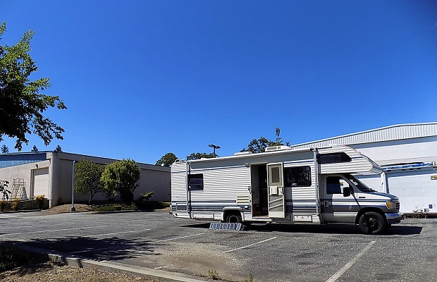 stealth camping in an RV