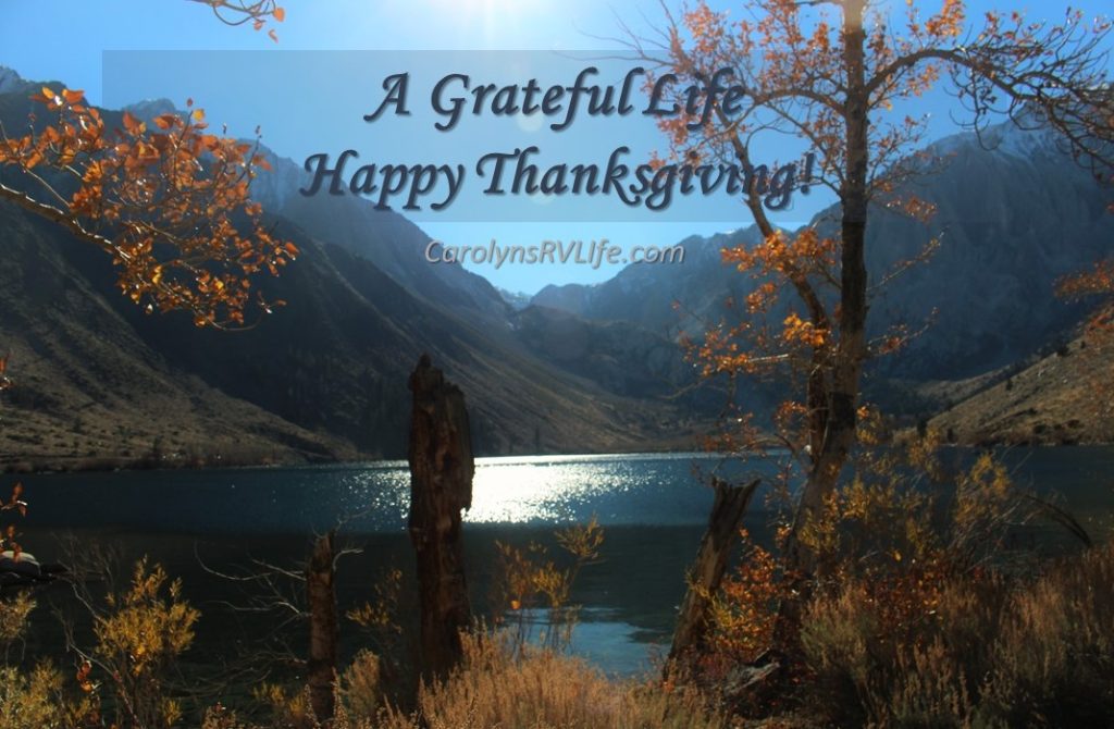 RV Life Thanksgiving scene