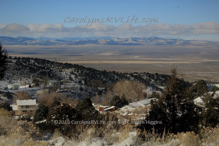 High desert snow, Austin, NV