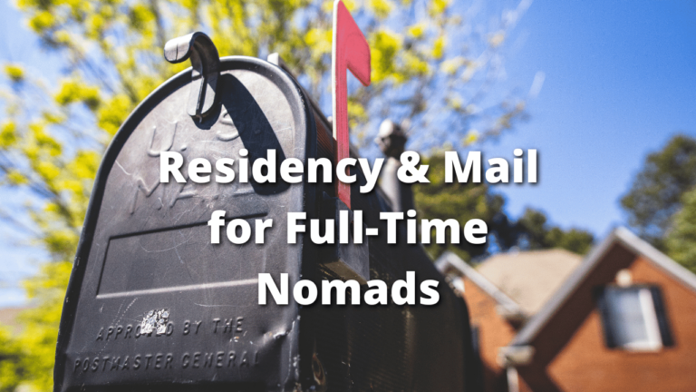 How Full-Time RVers and VanDwellers Get an Address and Mail