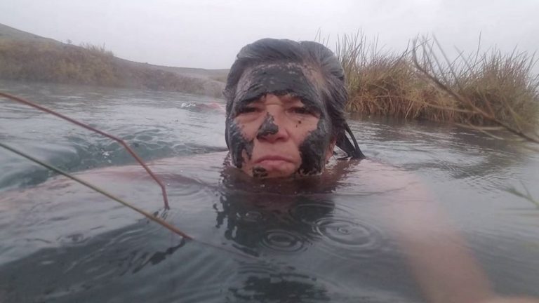 Free Hot Springs at Tecopa, California