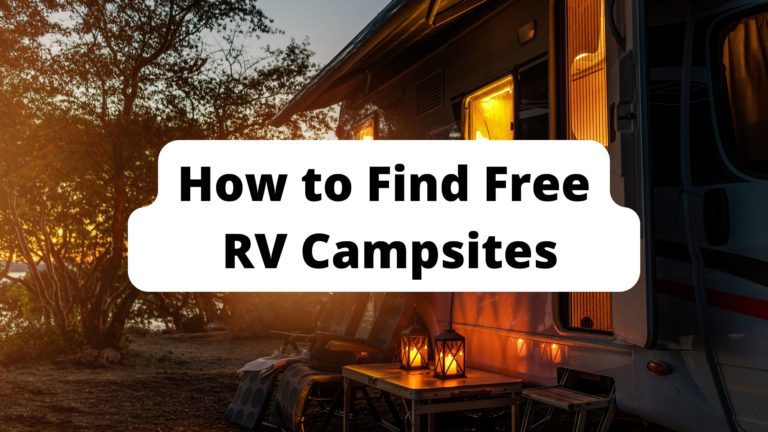 Finding Free Campsites Tips