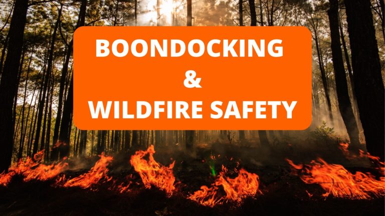RV Living and Simple Wildfire Safety Tips
