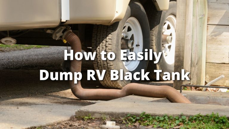How to Dump an RV Black Tank