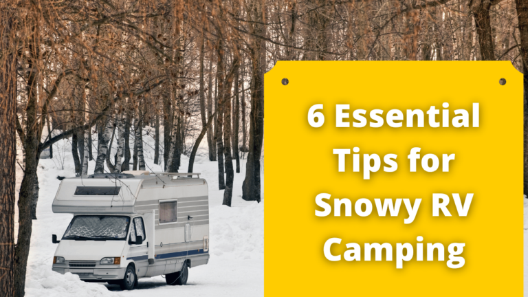RV Camping in the Snow